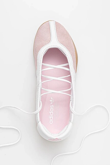 adidas Originals suede ballet flats Taekwondo Mei Ballet W pink