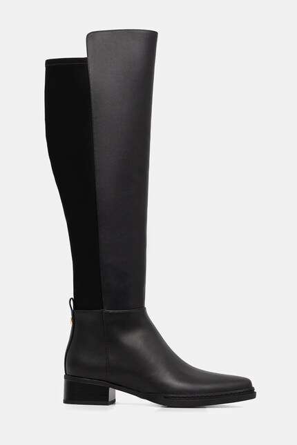 MICHAEL Michael Kors cizme Lex culoarea negru, cu toc plat