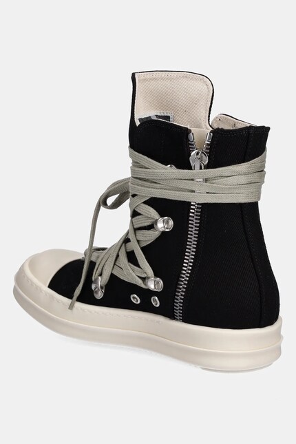 Кеды Rick Owens DRKSHDW Megalace Sneaks цвет чёрный DS02E7809.DOW1