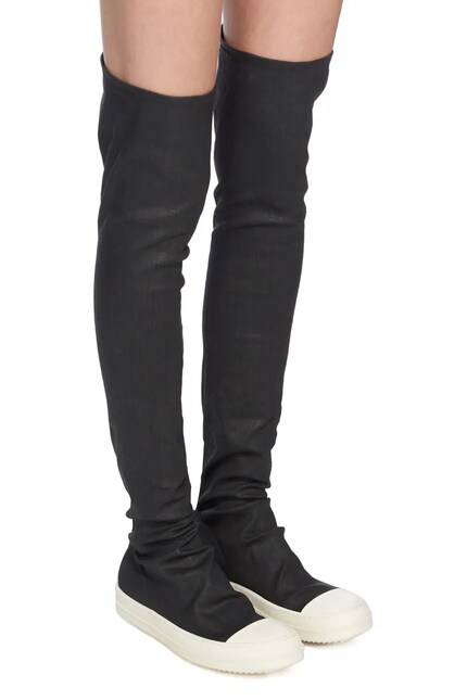 Rick Owens DRKSHDW boots High Sock Sneaks black color DS02E7812