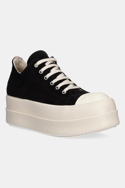 Кеды Rick Owens DRKSHDW Double Bumper Low Sneaks цвет чёрный