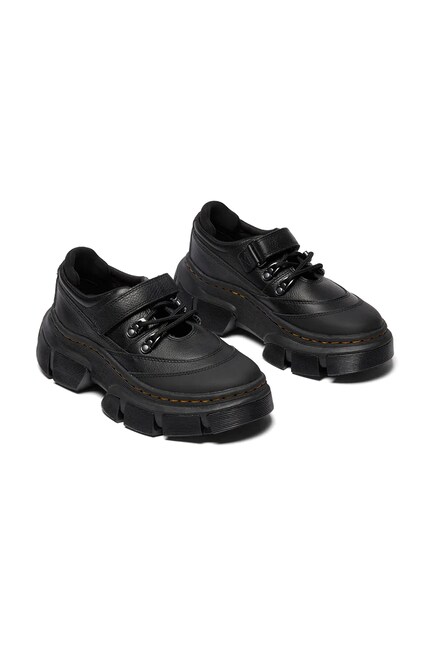 Кожаные туфли Dr. Martens DMXL Mary Jane цвет чёрный на платформе
