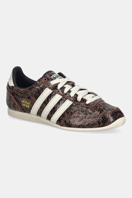 cocoa Шкіряні кросівки adidas Originals Japan W колір коричневий JS4022