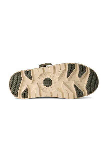 Шкіряні кросівки UGG Heritage Utility Sneaker колір зелений