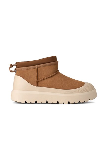 UGG snow boots Cl Ultra Mini Weather Hybrid brown color 1174196