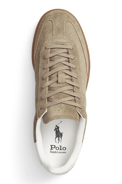 Замшевые кроссовки Polo Ralph Lauren Bedford Pp цвет бежевый