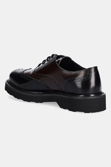 Kenzo leather shoes Ukio Brogue black color FF65DB114L52.91 at PRM US