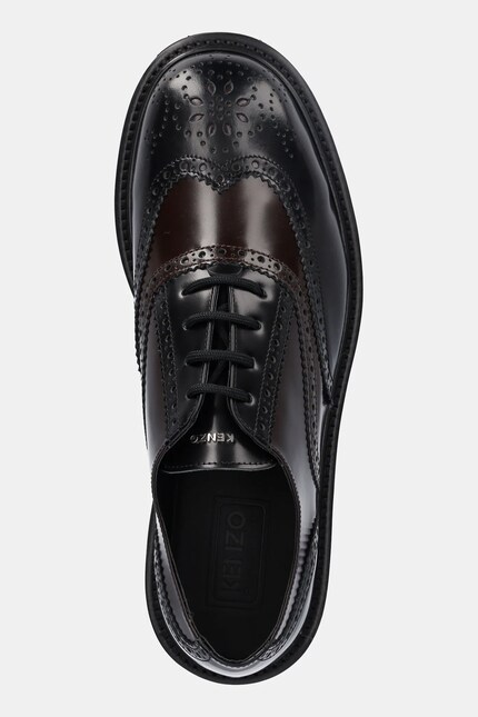 Kenzo leather shoes Ukio Brogue black color FF65DB114L52.91 at PRM US
