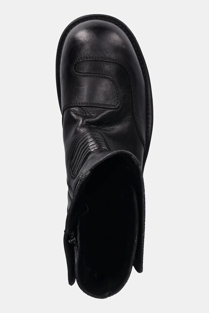 MM6 Maison Margiela leather shoes black color SH3WU0015.P7431