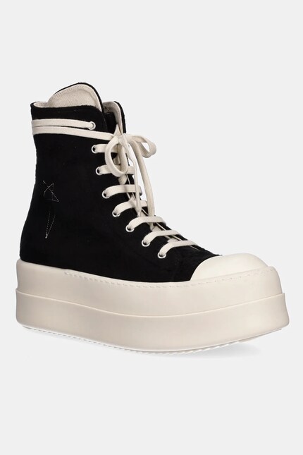 Кеды Rick Owens DRKSHDW Double Bumper Sneaks цвет чёрный DU02E7831