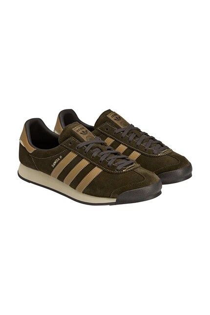 Замшеві кросівки adidas Originals Samoa II Spzl колір коричневий