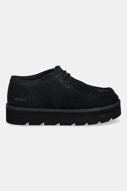 Clarks Originals suede shoes Meare Walla black color 26183983 at