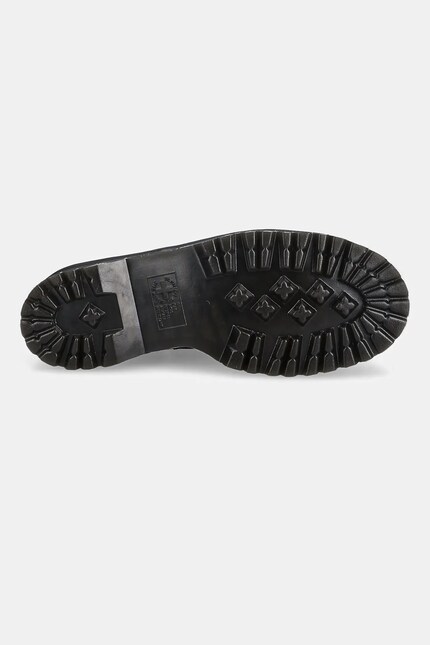 Rick Owens DRKSHDW leather hiking boots x Dr. Martens Quad Sole