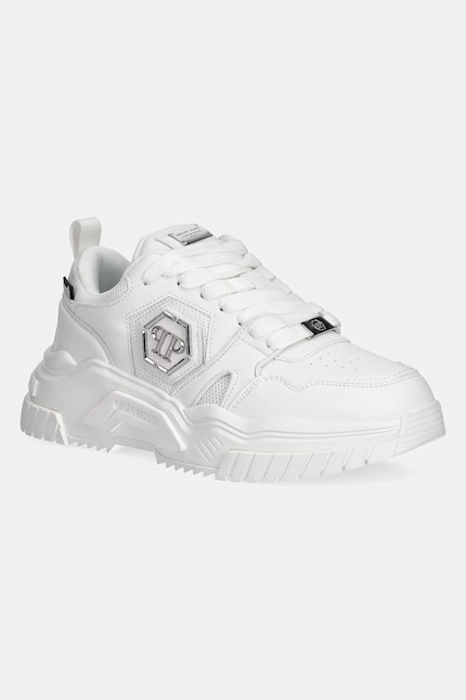 Philipp Plein sneakers New Predator culoarea alb, USC0837.PTE003N Philipp Plein sneakers New Predator culoarea alb, USC0837.PTE003N