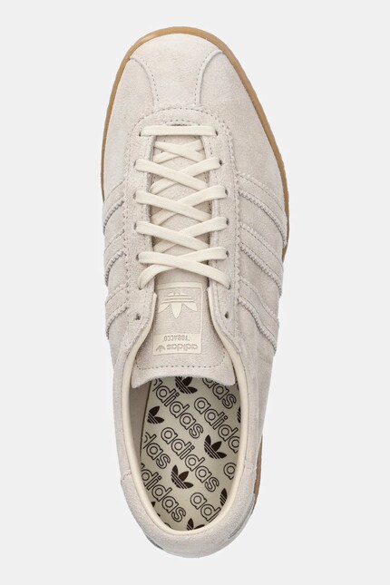 Замшеві кросівки adidas Originals Tobacco колір бежевий JS1367