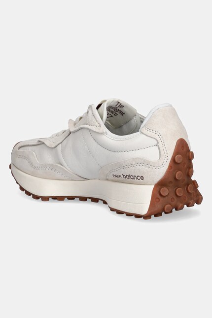 New Balance leather sneakers 327 beige color U327WKM at PRM US