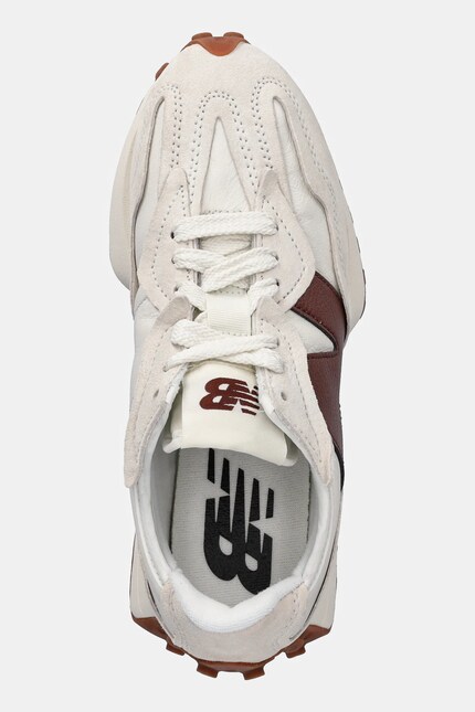 New Balance leather sneakers 327 beige color U327WKM at PRM US