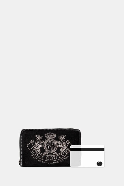Juicy Couture portofel Twig Narrative culoarea negru, WIJTG8991WZC