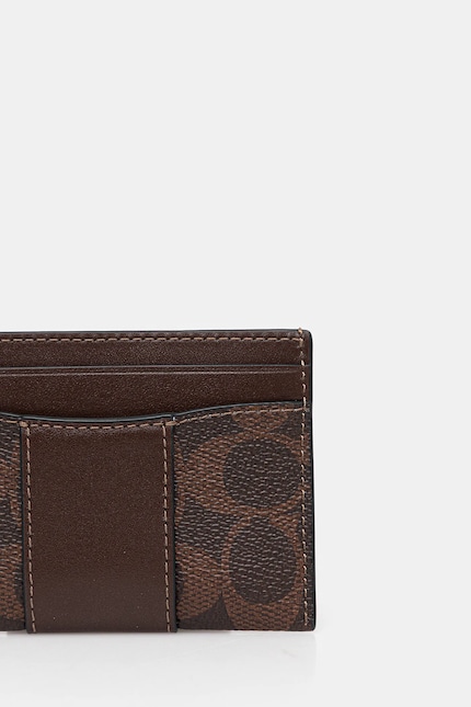 coach card sleeve Essential Quilted Pillow Leather Case The distinctive piece keeps cards organized in a design slim enough to slip into a back pocket. Coach Card Case in Signature