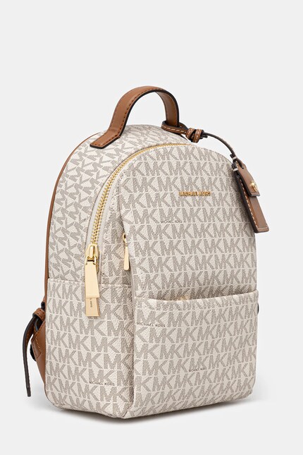 MEEKO315! MICHAEL Michael Kors rucsac SABLE culoarea bej, mic, cu imprimeu