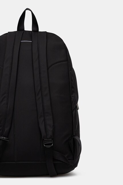 MM6 Maison Margiela backpack black color smooth SB5WA0006.P8504