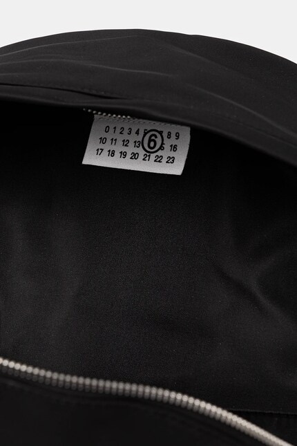 MM6 Maison Margiela backpack black color smooth SB5WA0006.P8504