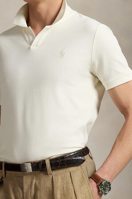 Polo Ralph Lauren cotton polo shirt beige color smooth 710968951