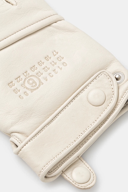 MM6 Maison Margiela leather gloves x Agnelle beige color SH2TS0003 MM6 Maison Margiela leather gloves x Agnelle beige color SH2TS0003