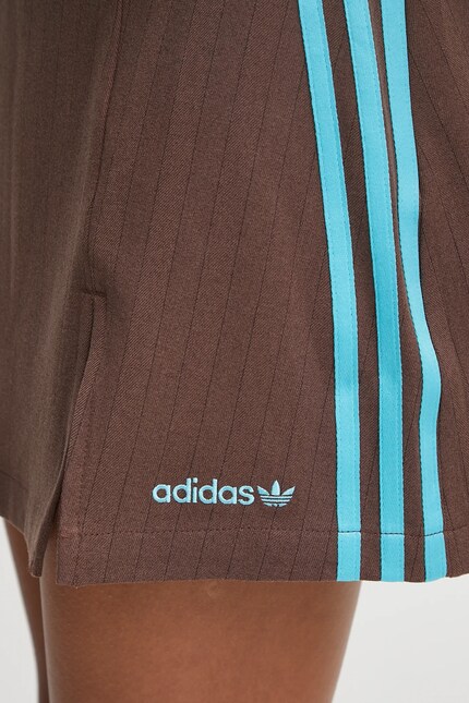 Юбка adidas Originals Tailored Skirt цвет коричневый mini