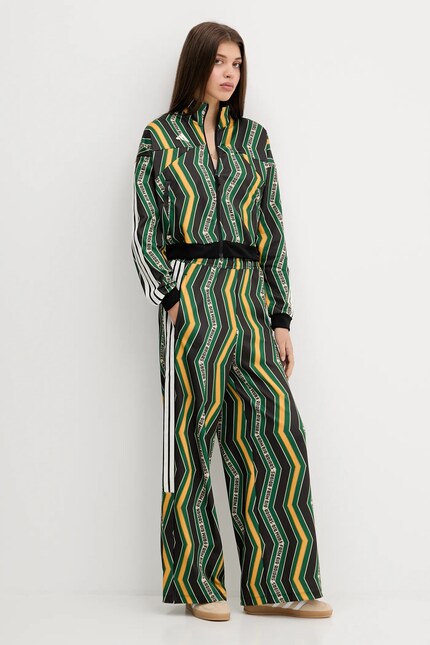 Спортивные штаны adidas x Farm Rio цвет чёрный узор JL8615
