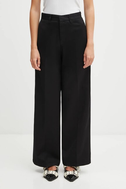 Carhartt WIP trousers W' Omak Pant black color I035682.8902 at PRM US
