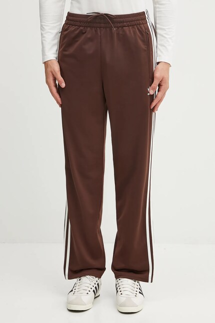 adidas Originals joggers Firebird Tp brown color with an