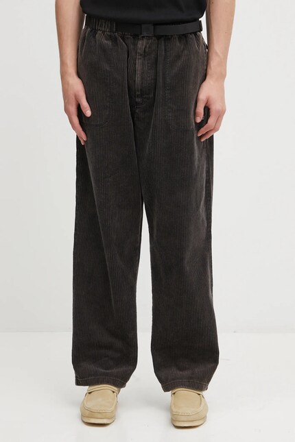 Хлопковые брюки adidas Originals EQT Pant цвет чёрный прямые