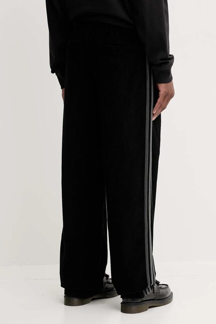 Вельветові штани adidas Originals Cord Pant колір чорний прямі
