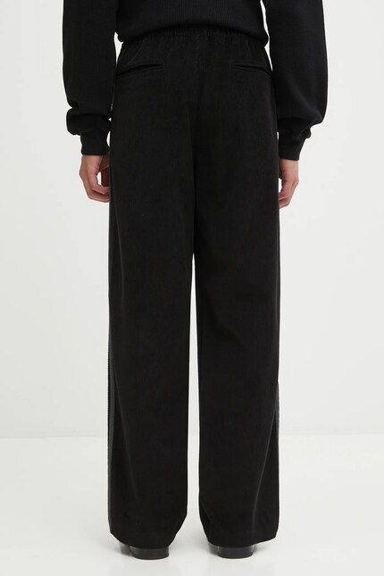 adidas Originals corduroy trousers Cord Pant black color JX3107 at