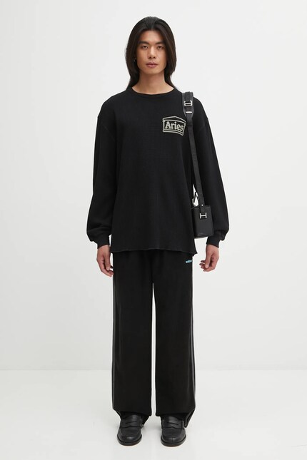 adidas Originals corduroy trousers Cord Pant black color JX3107 at