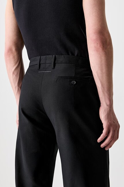 MM6 Maison Margiela trousers black color SH0KA0054.M35433.900 at
