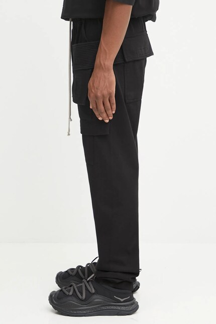 パンツ DRK SHDW Rick Owence pants Rick Owens DRKSHDW pantaloni de bumbac Creatch Cargo Drawstring