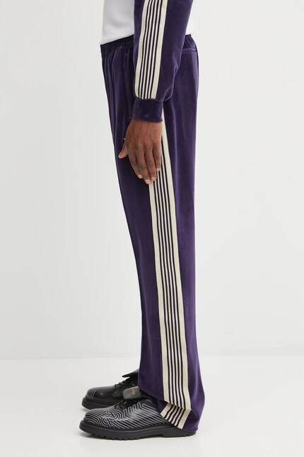 Needles joggers Narrow Track Pant navy blue color with an