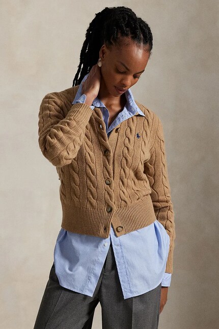 Polo Ralph Lauren woolen jumper beige color 211972104 at PRM US