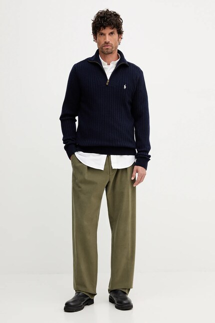 Polo Ralph Lauren wool blend jumper navy blue color 710974167 at
