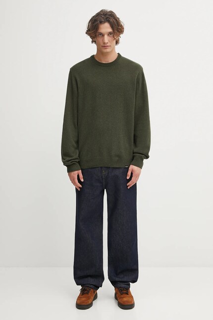 Carhartt WIP wool blend sweater Alten Sweater green color