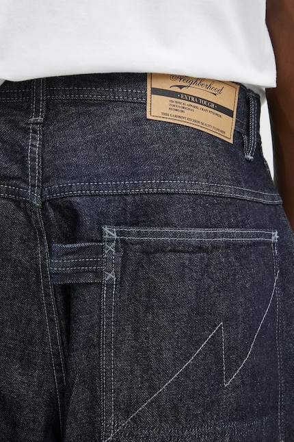 NEIGHBORHOOD denim shorts denim painter short pants blue color NEIGHBORHOOD denim shorts denim painter short pants blue color