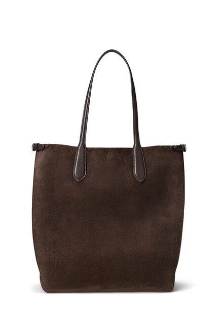 Polo Ralph Lauren shopper bag Women's suede brown 428968152 at PRM US