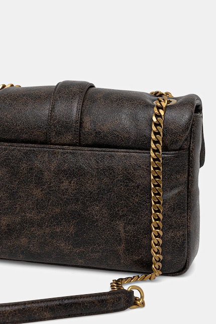 Just Cavalli poșetă culoarea maro, 79RA4BC3 ZSD10 | ANSWEAR.ro