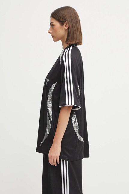 adidas Originals t-shirt Oversized Jersey black color KE9792 at PRM US