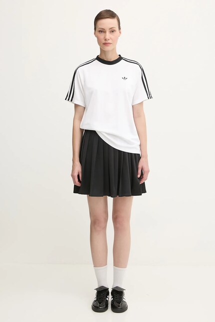 adidas Originals t-shirt Jacquard Tee white color JV9647 at PRM US