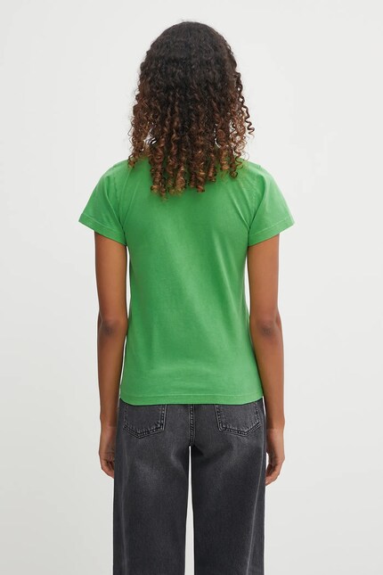 Martine Rose cotton t-shirt Shrunken green color 629JE01400CW at