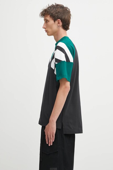 adidas Originals cotton t-shirt Cutline Tee black color patterned