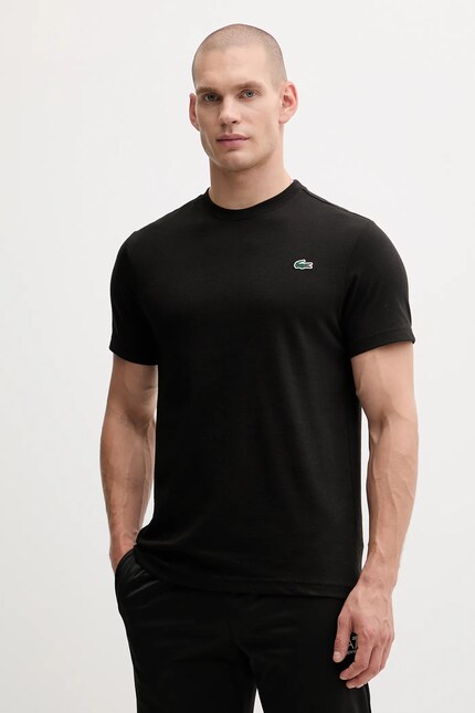 Lacoste t-shirt black color with a print TH4780 at PRM US